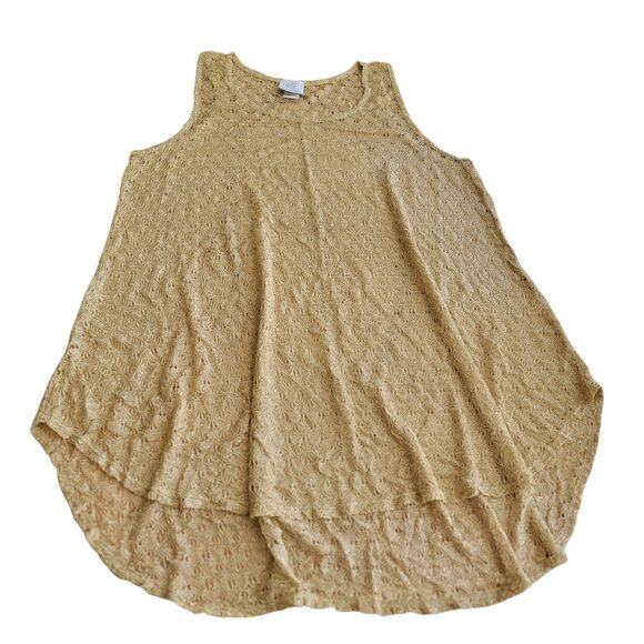 Elif For Jordan Taylor Women Top Size XL Nylon & Metallic Blend Swim Cover Up - Picture 1 of 7